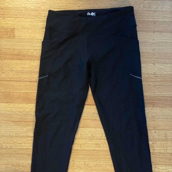 Saucony Bullet Series Pocket Leggings Black M - Picture 1 of 3